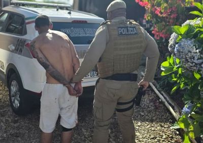 Suspeito havia sa&iacute;do da pris&atilde;o h&aacute; apenas 13 dias e foi localizado em S&atilde;o Jo&atilde;o Batista ap&oacute;s arrombamentos em estabelecimentos comerciais.