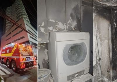 Fogo ficou concentrado em um apartamento do Edif&iacute;cio Golden Dreams e n&atilde;o houve registro de feridos