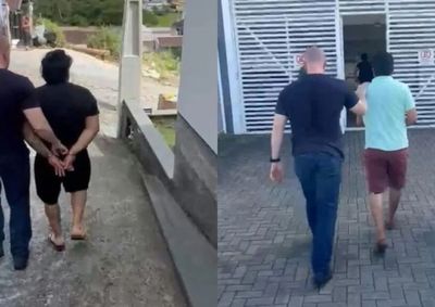 Colombiano de 38 anos e brasileiro de 47 foram presos em flagrante; pol&iacute;cia pediu a pris&atilde;o preventiva dos dois
