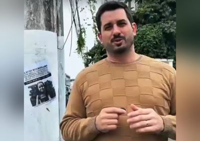 Prefeito afirma que um dos envolvidos j&aacute; foi identificado e pede ajuda da popula&ccedil;&atilde;o para localizar outros tr&ecirc;s suspeitos de colar cartazes