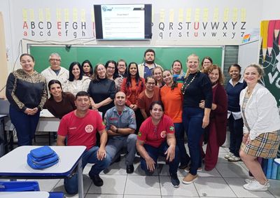 Iniciativa desenvolvida em parceria com o Corpo de Bombeiros foca em no&ccedil;&otilde;es de primeiros socorros no ambiente escolar