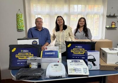 O munic&iacute;pio recebeu novos equipamentos que ir&atilde;o fortalecer os servi&ccedil;os prestados nas Unidades B&aacute;sicas de Sa&uacute;de (UBSs)