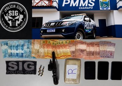 A droga apreendida representa um preju&iacute;zo estimado em cerca de R$ 50 mil para o crime organizado.