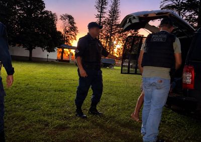 O preso foi identificado pelas iniciais A.S. da S., de 33 anos