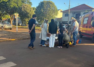O sinistro aconteceu no cruzamento das avenidas Presidente Vargas e Ant&ocirc;nio Menegatti