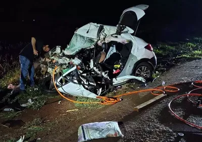 Morreram Rafael Jos&eacute; Balen, 38 anos, e uma adolescente de 13 anos