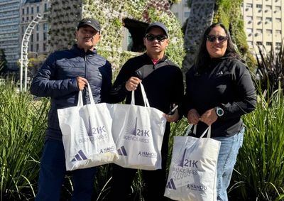 Os corredores foram Marcos Antonio Chaves, Anderson Duarte e Glauce Martins