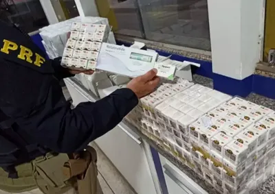 O motorista confessou ter pego os produtos na fronteira para lev&aacute;-los ao interior paulista