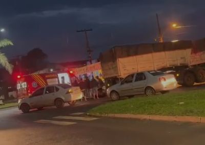 O sinistro aconteceu por volta das 17h40 desta segunda-feira (10)