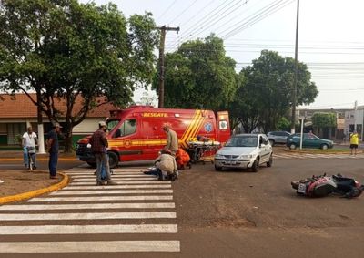 O sinistro aconteceu na rotat&oacute;ria da Avenida Presidente Vargas com a Rua XV de Novembr