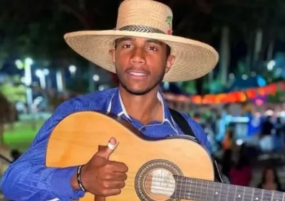 Ele foi identificado como sendo o violeiro Edmar dos Santos Pereira, de 21 anos