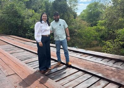 A obra sobre o Rio Piratini, na Regi&atilde;o Chicareli, foi conclu&iacute;da em apenas 15 dias &uacute;teis 