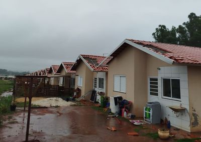 Apesar dos estragos materiais, n&atilde;o houve registro de pessoas feridas