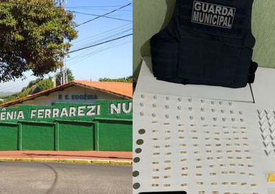 A&ccedil;&atilde;o da Guarda aconteceu nas proximidades da Escola Eug&ecirc;nia Ferrarezi Nunes e terminou com a apreens&atilde;o de coca&iacute;na, crack, celular e dinheiro
