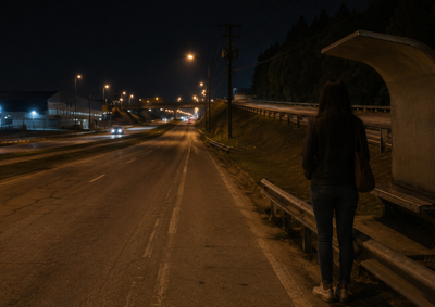 Mulher diz que foi atacada no ponto de &ocirc;nibus do km 86 da Rodovia Dom Gabriel, do outro lado da pista das empresas Vettor e Jemp