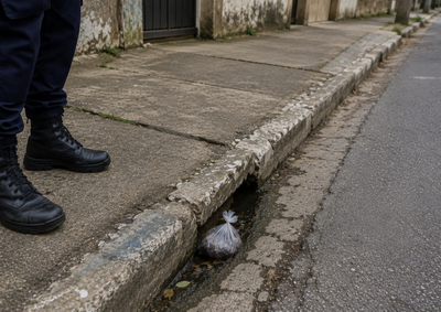 Guarda Municipal chegou ao local ap&oacute;s aviso de morador e encontrou o material escondido pr&oacute;ximo a uma escola em Cabre&uacute;va