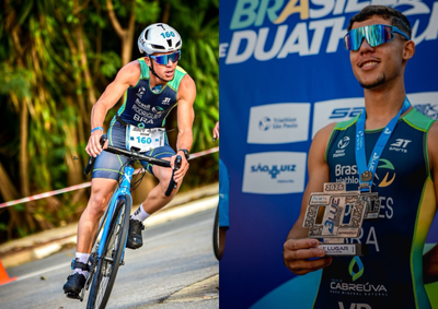 Entre corrida, ciclismo, estudos e trabalho, Vitor construiu uma trajet&oacute;ria de conquistas at&eacute; chegar ao t&iacute;tulo brasileiro e &agrave; vaga no Mundial
