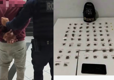 Durante patrulhamento no bairro, equipe localizou por&ccedil;&otilde;es de crack e maconha e encaminhou o caso ao 1&ordm; Distrito Policial