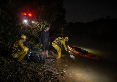 Caiaque perdeu estabilidade depois que molinetes enroscaram em galhos &agrave;s margens do rio