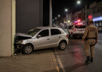 Segundo a Pol&iacute;cia Militar, condutor recusou o teste do etil&ocirc;metro ap&oacute;s apresentar sinais de ingest&atilde;o de bebida alco&oacute;lica