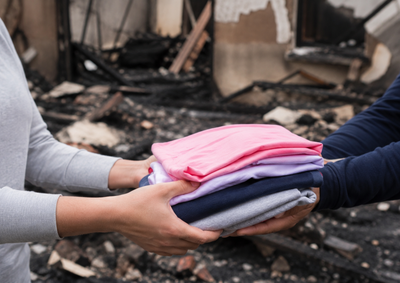 Doa&ccedil;&otilde;es de roupas, cal&ccedil;ados e contribui&ccedil;&otilde;es financeiras podem ajudar a transformar a dor em um novo come&ccedil;o