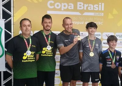 Andrei Sausen e Claudio Lopes garantiram a segunda coloca&ccedil;&atilde;o na disputa de duplas