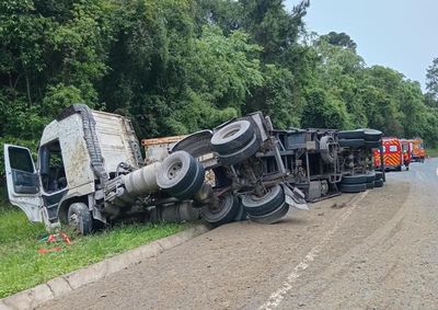 Acidente ocorreu na manh&atilde; desta quarta-feira (14), em Bela Vista do Sul, e mobilizou equipes do Corpo de Bombeiros