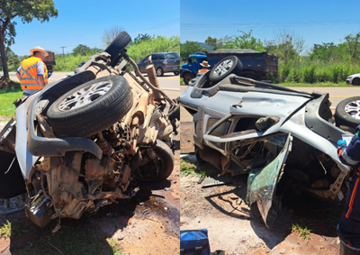 V&iacute;tima, moradora de Casa Branca, colidiu na traseira de um caminh&atilde;o e capotou. O motorista foi socorrido em estado grave ao PS de Santa Cruz das palmeiras