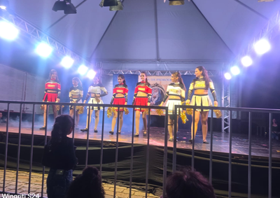 Gin&aacute;stica r&iacute;tmica e bal&eacute; levaram beleza e emo&ccedil;&atilde;o ao p&uacute;blico na festa de Nossa Senhora das Dores; Evento segue at&eacute; 31 de maio