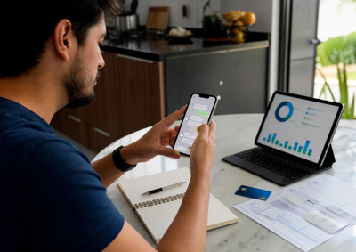 Anotar gastos, acompanhar contas e planejar pagamentos s&atilde;o atitudes simples que ajudam voc&ecirc; a retomar o controle financeiro.