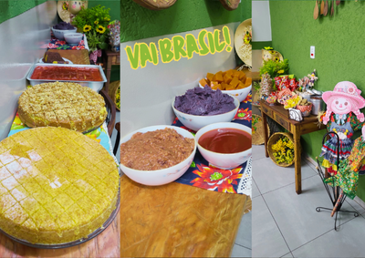 Venha torcer pela sele&ccedil;&atilde;o saboreando torta de carne mo&iacute;da, polenta e doces caseiros no restaurante mais acolhedor de Casa Branca.