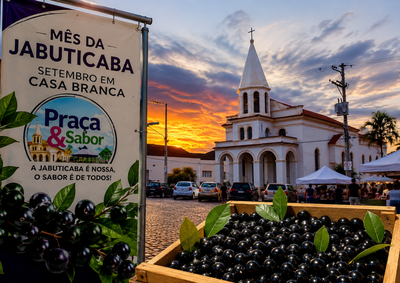Pra&ccedil;a & Sabor re&uacute;ne gastronomia, artesanato, produtos de jabuticaba e m&uacute;sica na Pra&ccedil;a do Ros&aacute;rio em cinco dias de programa&ccedil;&atilde;o