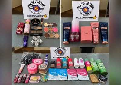 Jovens levavam produtos em mochilas e confessaram envolvimento em furtos em outros estabelecimentos