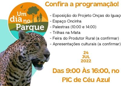 Programa&ccedil;&atilde;o especial para crian&ccedil;as durante o dia todo, neste domingo, no Parque Nacional, em C&eacute;u Azul, das 9h &agrave;s 16h - e com acesso gratu&iacute;to
