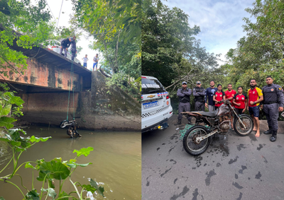 Al&eacute;m do ve&iacute;culo encontrado possuindo sinais de desmonte, a pol&iacute;cia recuperou o chassi de uma outra motocicleta