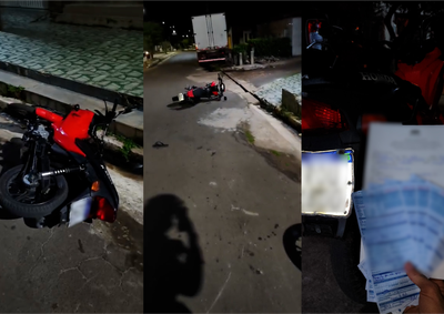 A motocicleta apreendida, que ser&aacute; encaminhada ao p&aacute;tio do Detran em Caxias, sofreu 4 penalidades de tr&acirc;nsito somando multas de quase R$ 6 mil


