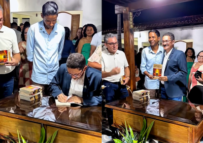 A obra foi apresentada ao p&uacute;blico na noite de sexta-feira (3), durante um encontro realizado na resid&ecirc;ncia do autor, Nelson Gaspar, no Parque Amazonas
