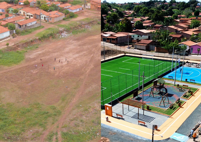 Projeto garantido pelo ex-ministro do esporte, A. Fufuca, transformou um terreno baldio em um espa&ccedil;o voltado ao esporte, ao lazer e &agrave; integra&ccedil;&atilde;o social
