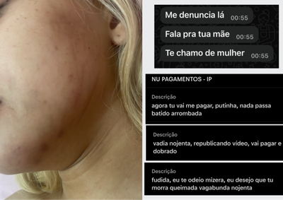 A grava&ccedil;&atilde;o mostra o momento em que a v&iacute;tima &eacute; impedida de deixar o ve&iacute;culo; fam&iacute;lia tamb&eacute;m divulga mensagens enviadas por PIX com supostas amea&ccedil;as