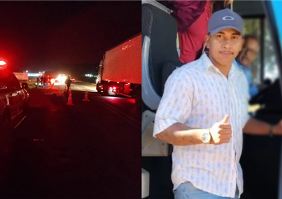 Matheus Alves Vieira caminhava pelo acostamento quando teria entrado na pista e sido atingido por uma carreta