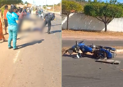 V&iacute;tima teria sa&iacute;do do bairro Olho D&rsquo;Aguinha e colidido com um Fiat Uno ao tentar acessar a avenida
