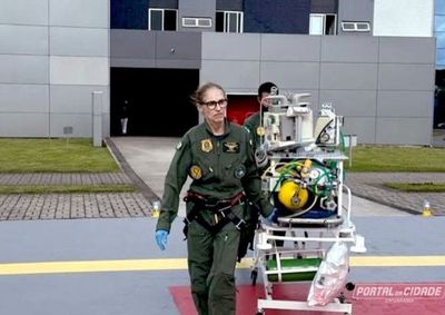 Rec&eacute;m-nascido saiu de Umuarama e chegou ao Hospital do Rocio ap&oacute;s opera&ccedil;&atilde;o a&eacute;rea integrada entre SESA, PRF e equipes do SAMU.