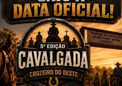5&ordf; edi&ccedil;&atilde;o da Cavalgada ser&aacute; realizada em agosto com show, b&ecirc;n&ccedil;&atilde;o religiosa e tradi&ccedil;&atilde;o no Parque de Exposi&ccedil;&atilde;o da ACOPA.