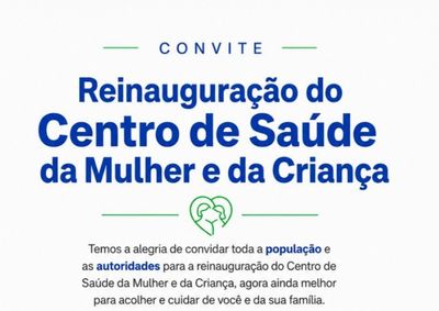 Cerim&ocirc;nia acontece na segunda-feira, dia 15, &agrave;s 9h, em espa&ccedil;o renovado para ampliar o acolhimento &agrave;s fam&iacute;lias.
