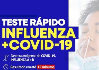 Unidade em Cruzeiro do Oeste realiza teste r&aacute;pido para Covid-19 e Influenza A e B com praticidade e agilidade.