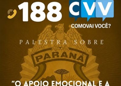 Evento promovido pelo 7&ordm; BPM contar&aacute; com volunt&aacute;rios do CVV e convida toda a comunidade para um momento de reflex&atilde;o.