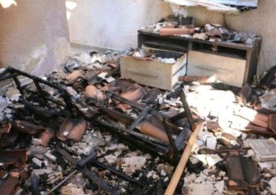 Registros mostram im&oacute;vel destru&iacute;do, gal&atilde;o de combust&iacute;vel e detalhes do caso que resultou na morte de um filhote.