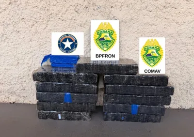 Suspeito tentou fugir pela contram&atilde;o e por uma planta&ccedil;&atilde;o; droga causou preju&iacute;zo estimado em R$ 282 mil ao crime.