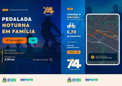 Prefeitura de Cruzeiro do Oeste promove evento gratuito no dia 7 de agosto, com percurso de 5,7 km e inscri&ccedil;&otilde;es abertas.