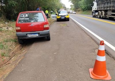 Durante a fiscaliza&ccedil;&atilde;o, BPRv encontrou placa divergente, chassi com sinais de supress&atilde;o e outras irregularidades no ve&iacute;culo.